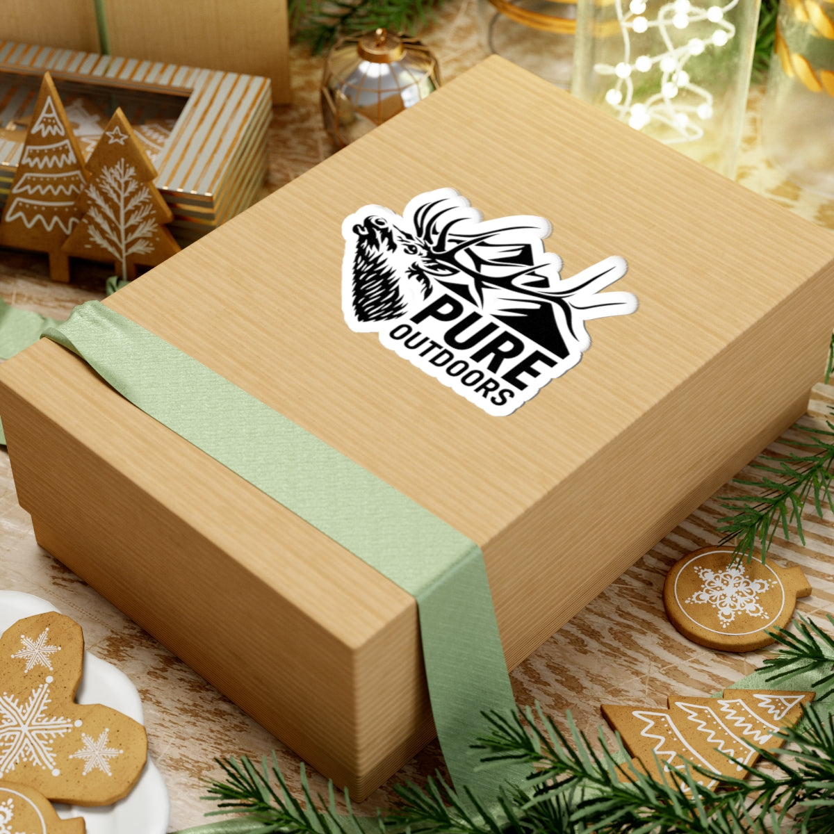 Pure.Outdoors Mountain Bull Stickers Multiple Sizes