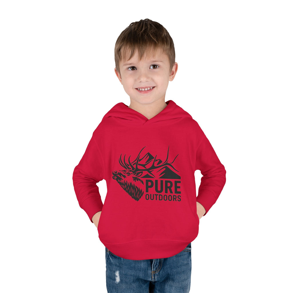 Toddler Pull Over Hoodie | Pure.Outdoors Mountain Bull
