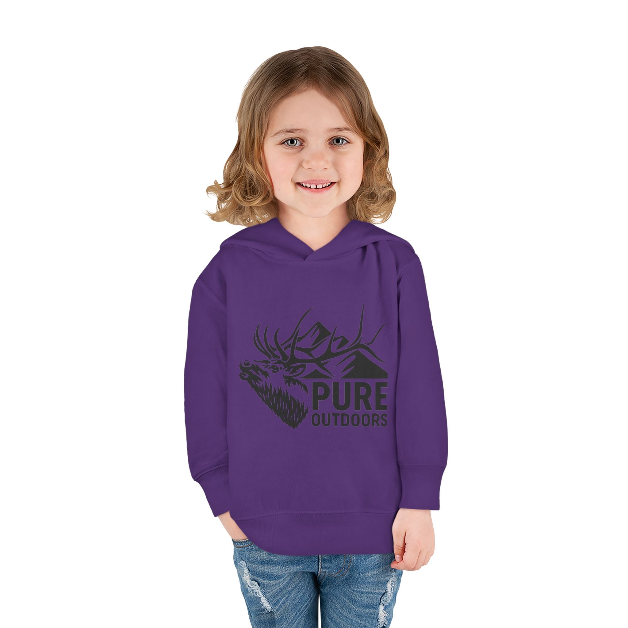 Toddler Pull Over Hoodie | Pure.Outdoors Mountain Bull