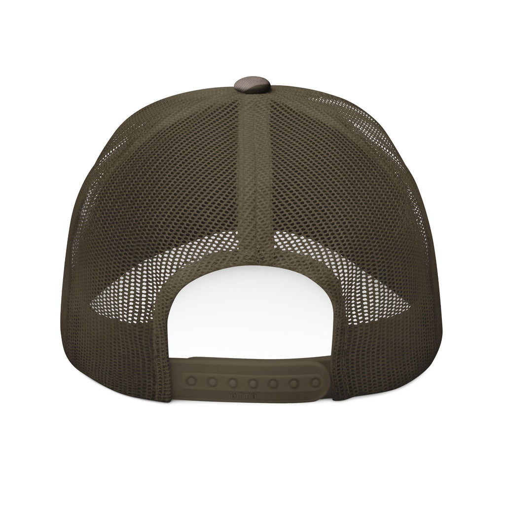 Camouflage Trucker Hat Pure.Outdoors Mountain Bull