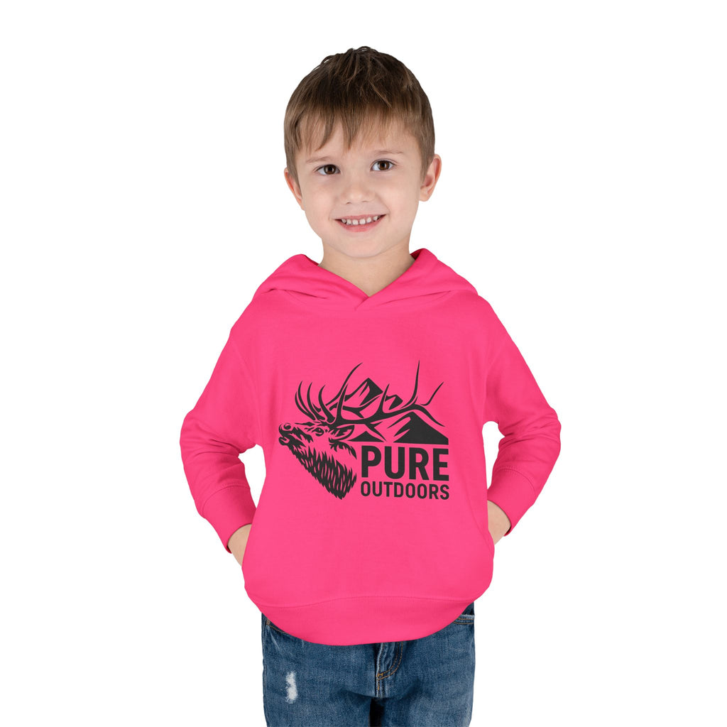 Toddler Pull Over Hoodie | Pure.Outdoors Mountain Bull