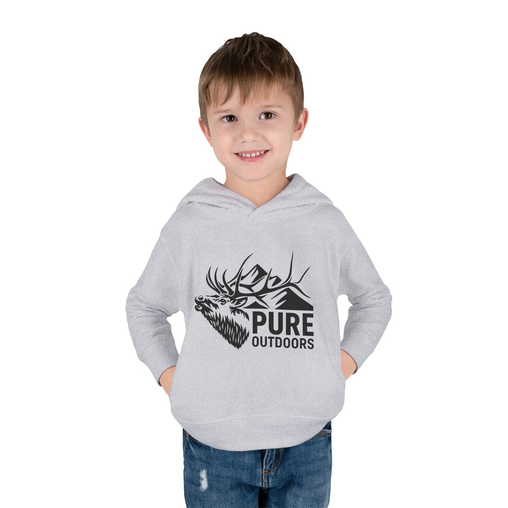 Toddler Pull Over Hoodie | Pure.Outdoors Mountain Bull