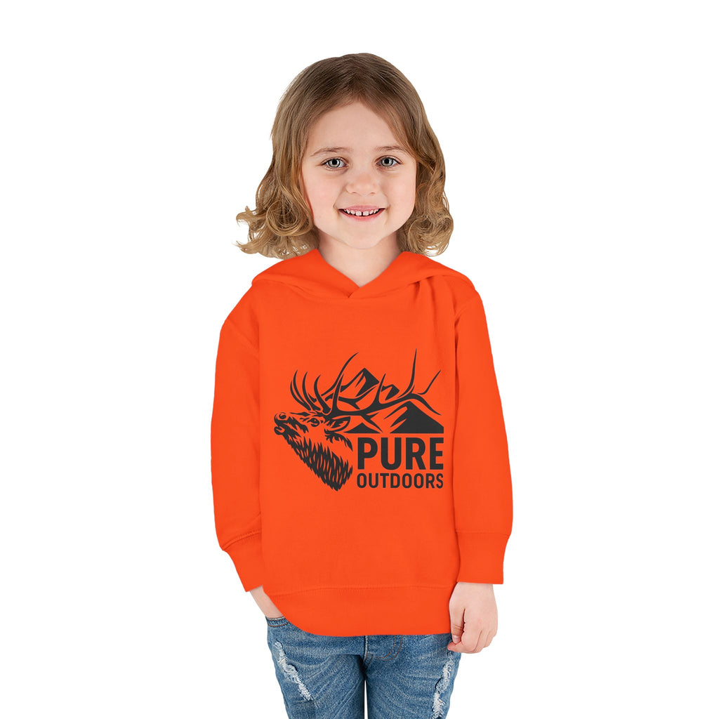 Toddler Pull Over Hoodie | Pure.Outdoors Mountain Bull