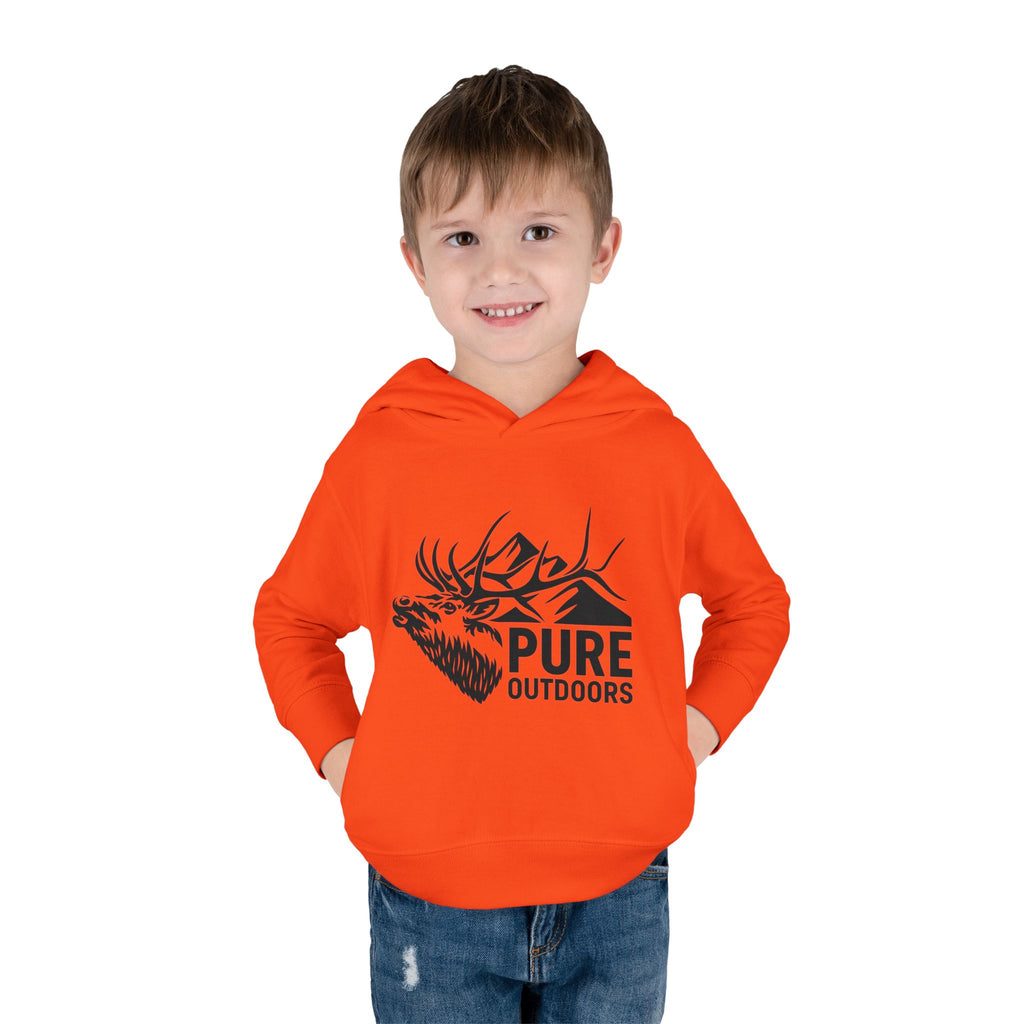 Toddler Pull Over Hoodie | Pure.Outdoors Mountain Bull