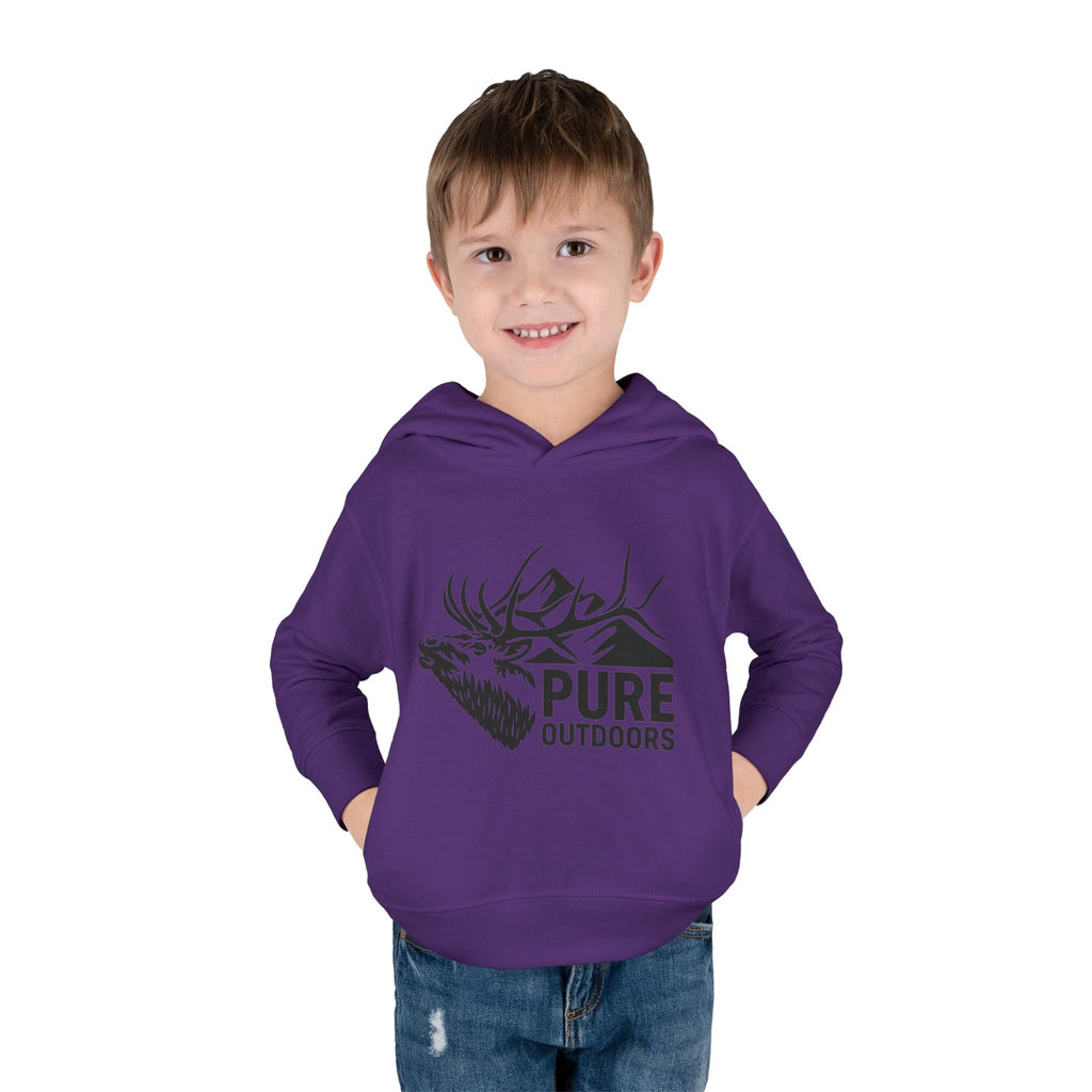Toddler Pull Over Hoodie | Pure.Outdoors Mountain Bull