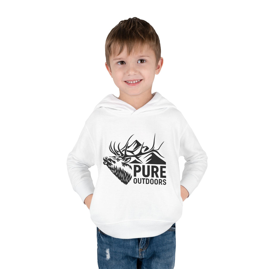 Toddler Pull Over Hoodie | Pure.Outdoors Mountain Bull